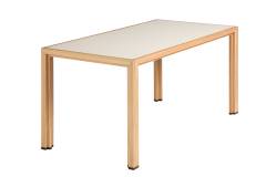 Tisch LÃ¤rchenholz Linoleumplatte \