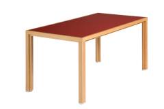 Tisch Lâ€°rchenholz Linoleumplatte \