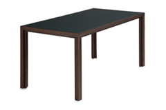 Tisch RÃ¤uchereiche Linoleumplatte \